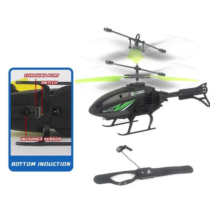 Wrist Hand Controlled Induction Aircraft Mini RC Drone ryshop