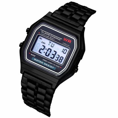 F91W Non-Waterproof Steel Band Watch ryshop