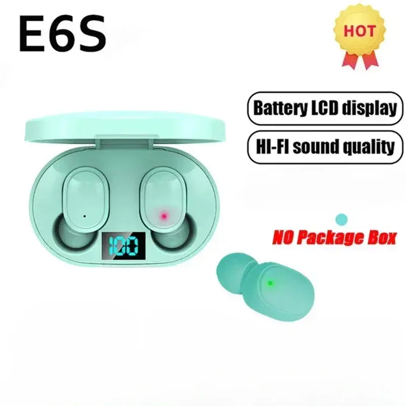 ZONGJI E6S TWS Wireless Noise Cancelling Bluetooth Earphones ryshop