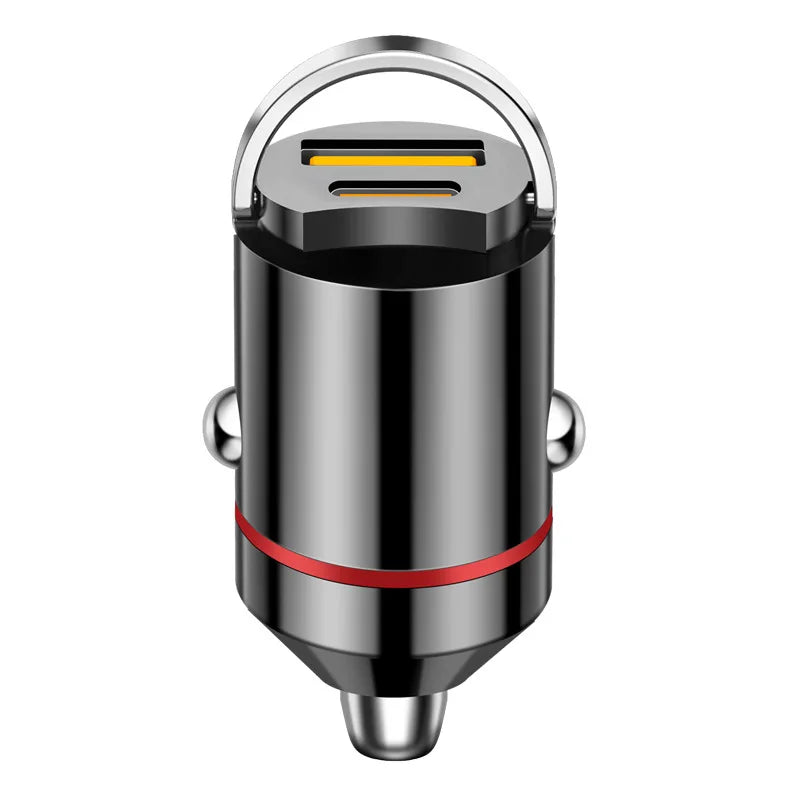 100W Dual Ports Mini USB Car Charger - Super Fast Charging Adapter ryshop