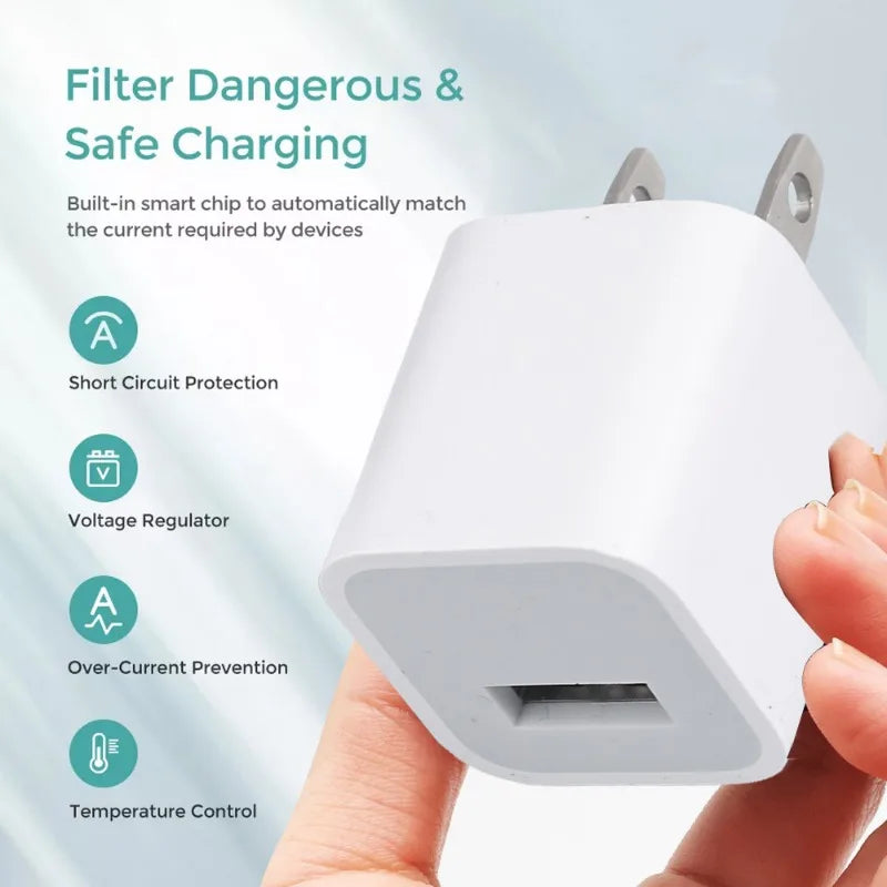 Fast Charging USB Wall Charger Adapter for iPhone & iPad ryshop