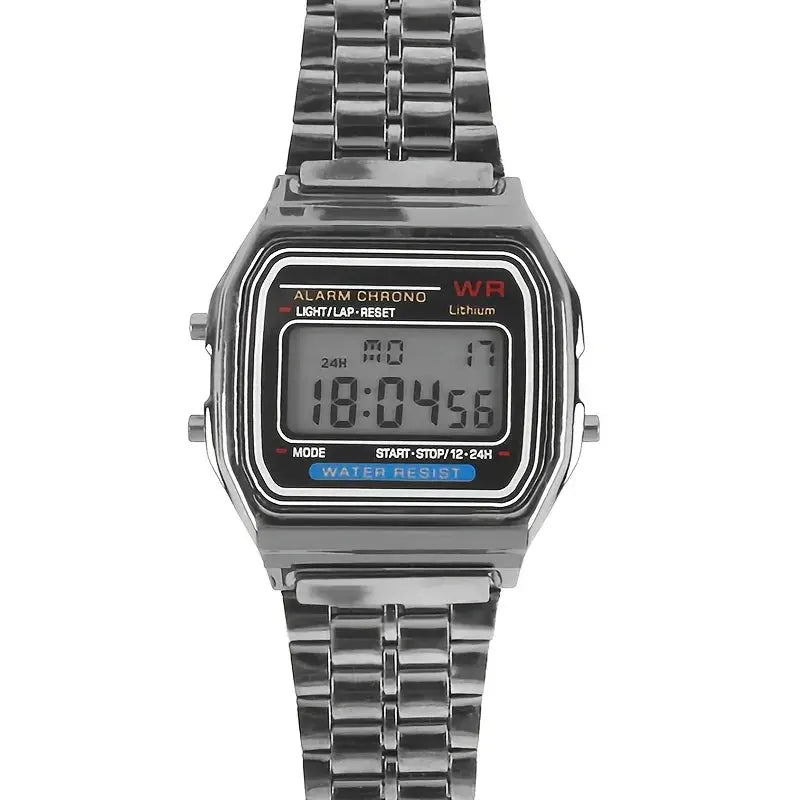 F91W Non-Waterproof Steel Band Watch ryshop