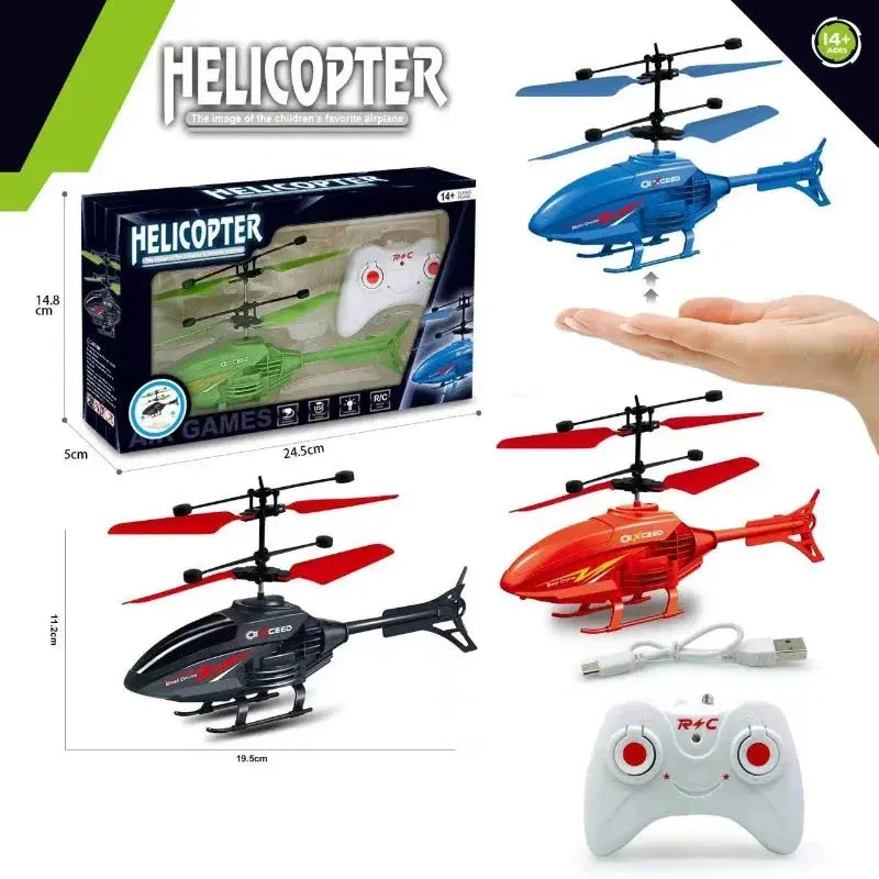 Crash Resistant Remote Control Aircraft Induction Helicopter ryshop