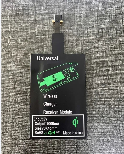 Lightweight Qi Wireless Charging Receiver for Samsung, Huawei & Xiaomi ryshop