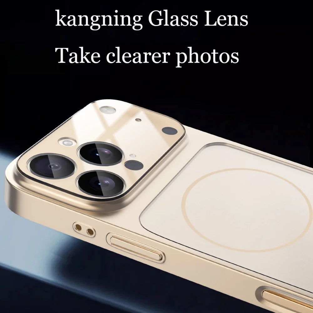 Original Glass Nano Matte Case for iPhone 17 Air, 16, 15, 14, 13 Pro Max, 17Pro ryshop