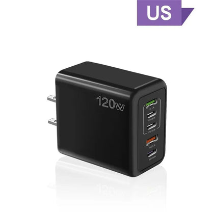 Total 120W 5 Ports USB Charger - Fast Charging Wall Adapter ryshop
