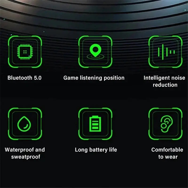 DIXSG X15Pro TWS Wireless Bluetooth 5.0 Earbuds with Active Noise-Cancellation ryshop