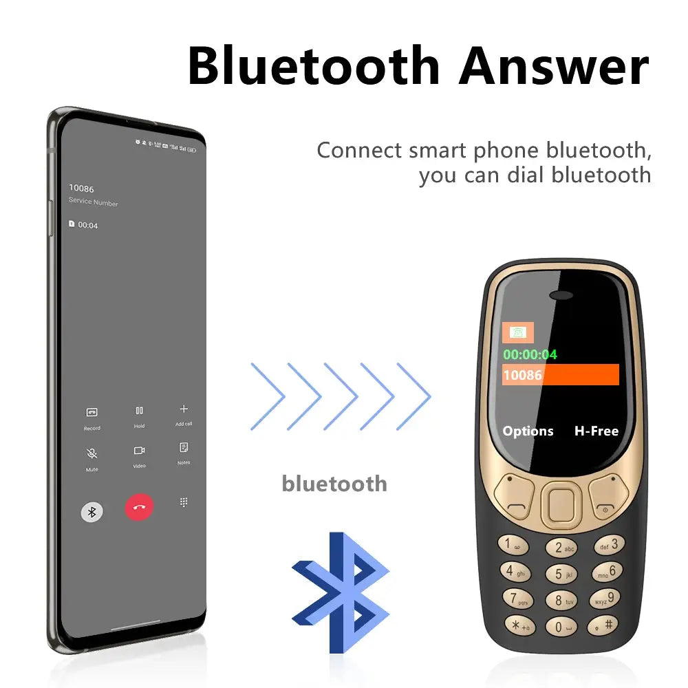 SERVO Q3308 PRO 3 SIM Standby Mini Mobile Phone ryshop