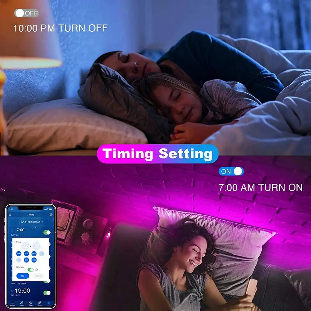 Bluetooth LED Strip Lights Smart SMD 5050 ryshop