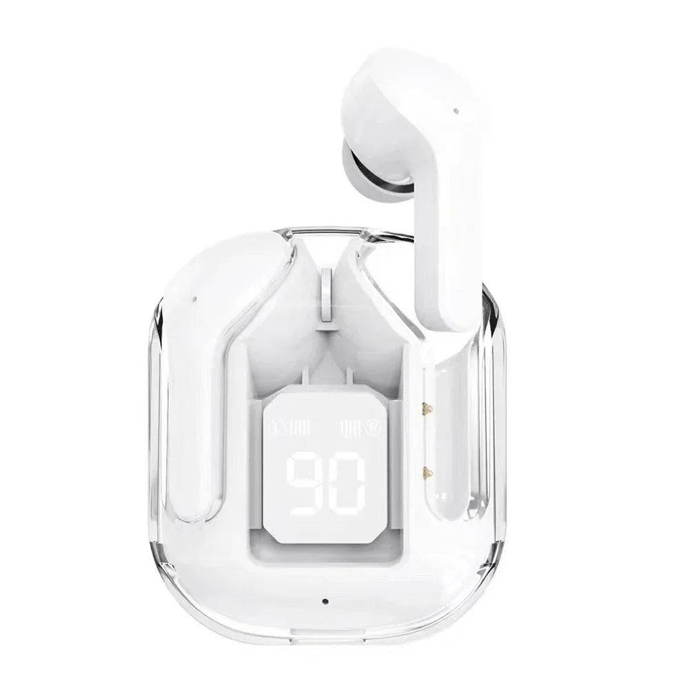 Bluetooth-Compatible Noise Canceling Translucent Earphones ryshop