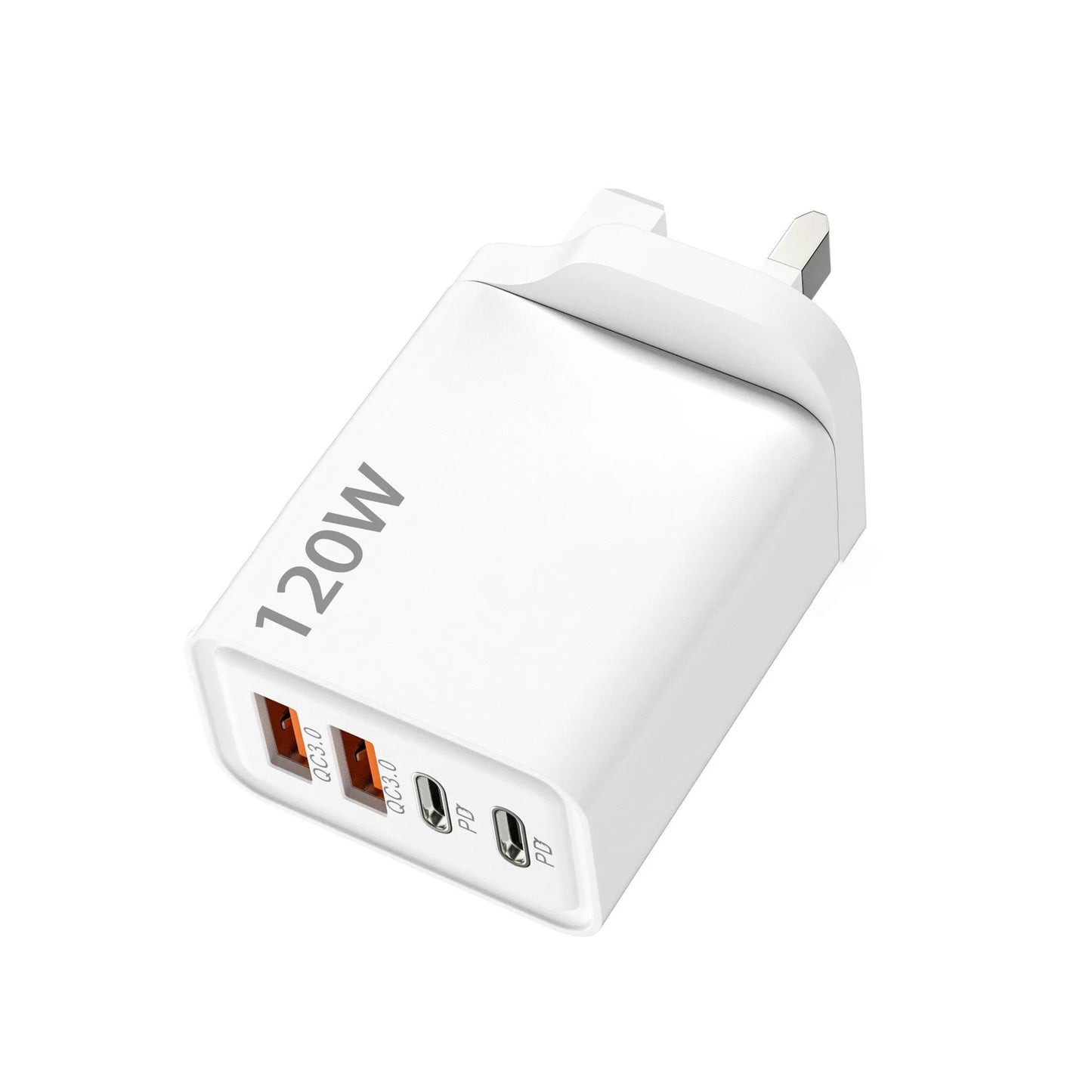 120W 4 Port USB Type C Charger - Fast Charging Adapter for All Devices ryshop