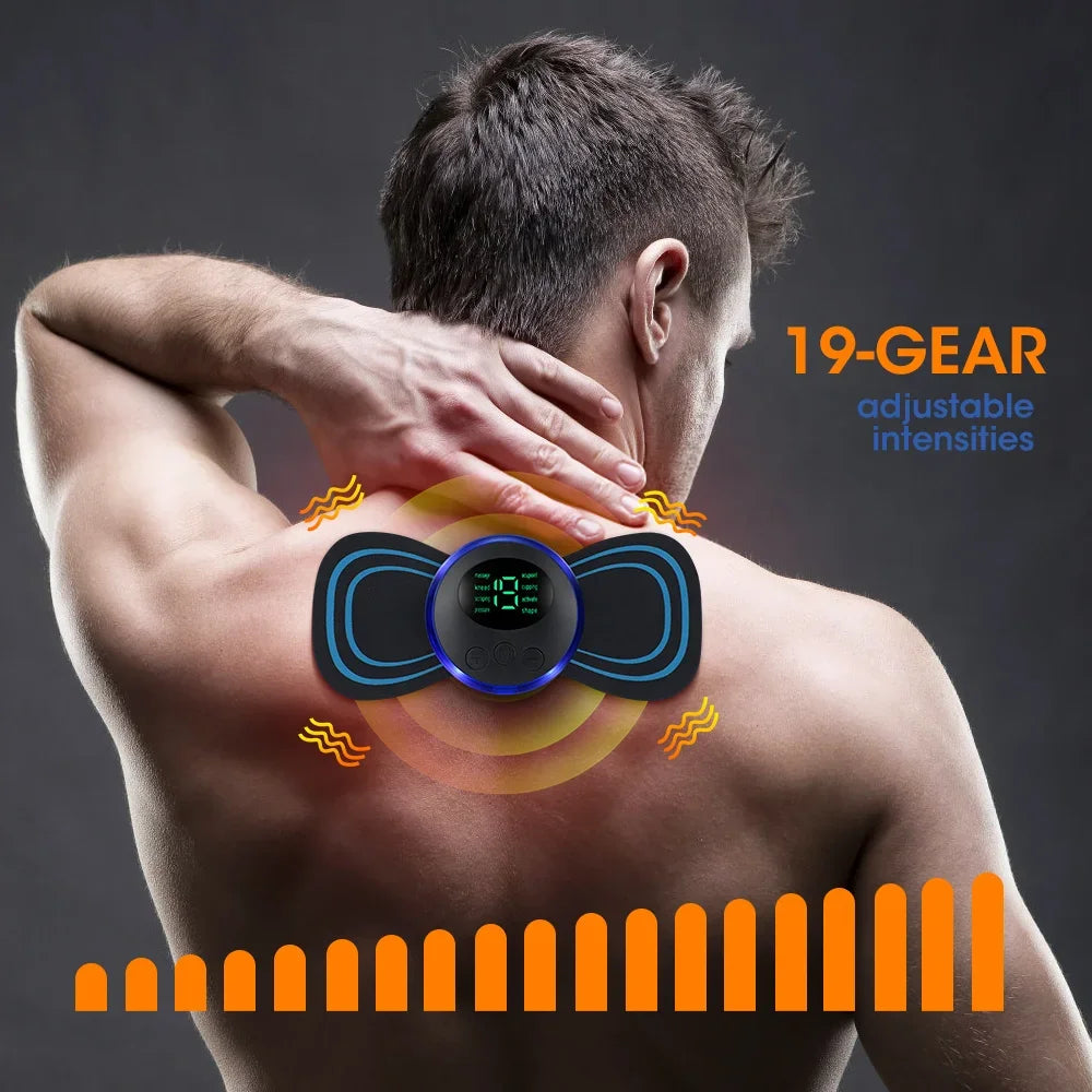 Joverisher Electric Neck Massager EMS Muscle Massage Stimulator ryshop