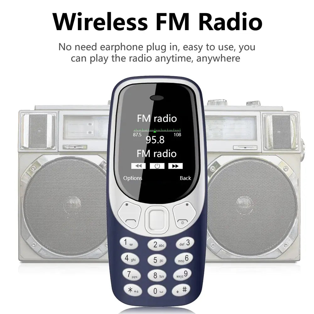 SERVO Q3308 PRO 3 SIM Standby Mini Mobile Phone ryshop
