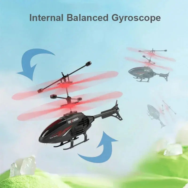 Crash Resistant Remote Control Aircraft Induction Helicopter ryshop