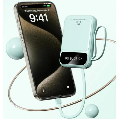 BMAD 20000mAh High Capacity Power Bank with 4 in 1 Cable ryshop