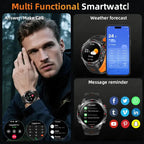 LIGE 2025 New Professional GPS Track Sports Smartwatch Outdoor RIDE Run Compass Altimeter 3ATM Fitness Bracelets 540mAh Watches ryshop