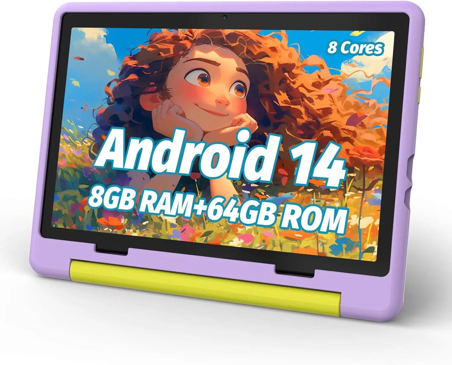 URAO 10 Inch Cartoon Pattern Kids Tablet ryshop