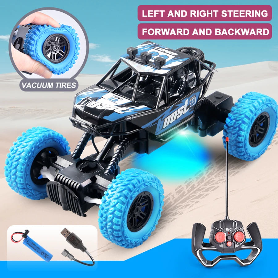 Colorful Flashing Lights Remote Control Car ryshop