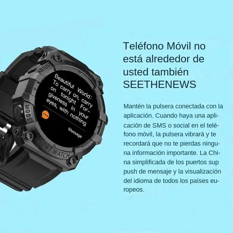 Peruioga Smart Watch for Men and Women - Heart Rate & Blood Pressure Monitor ryshop