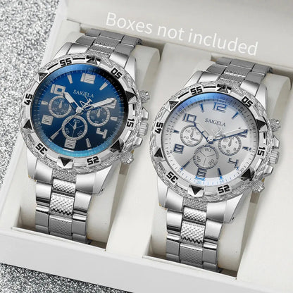Yolako 2pcs Men Business Watches Set ryshop