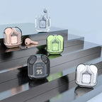 Bluetooth-Compatible Noise Canceling Translucent Earphones ryshop