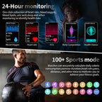 LIGE 2025 New AI Diagnosis Blood Lipids Uric Acid Body Composition Test Smart Watch Men ECG+PPG Bluetooth Call Health Smartwatch ryshop