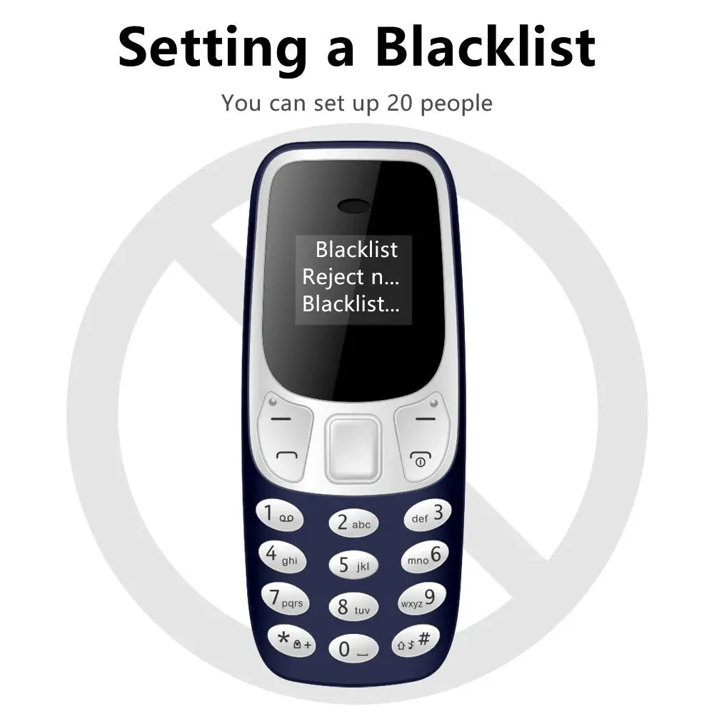 SERVO BM10 Mini Mobile Phone with Bluetooth Earphone Voice Dialer ryshop