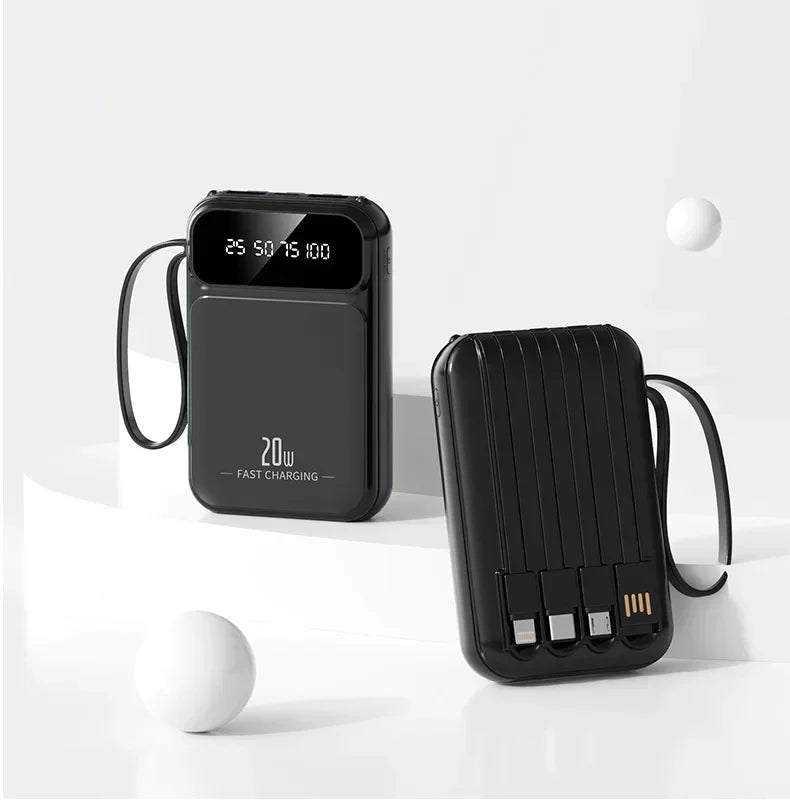 BMAD 20000mAh High Capacity Power Bank with 4 in 1 Cable ryshop