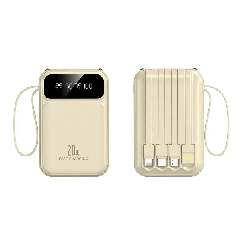 BMAD 20000mAh High Capacity Power Bank with 4 in 1 Cable ryshop