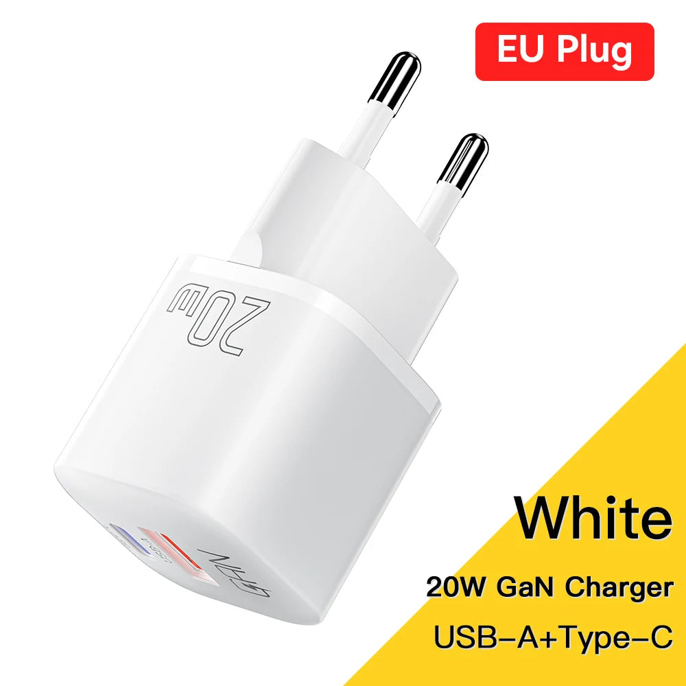 Essager 20W GaN USB Type C Charger - Fast Charge for Phones and Tablets ryshop