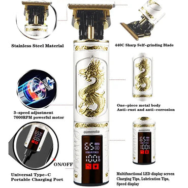 Professional Electric Shaver for Men - T9 Beard Trimmer & Shaving Machine ryshop