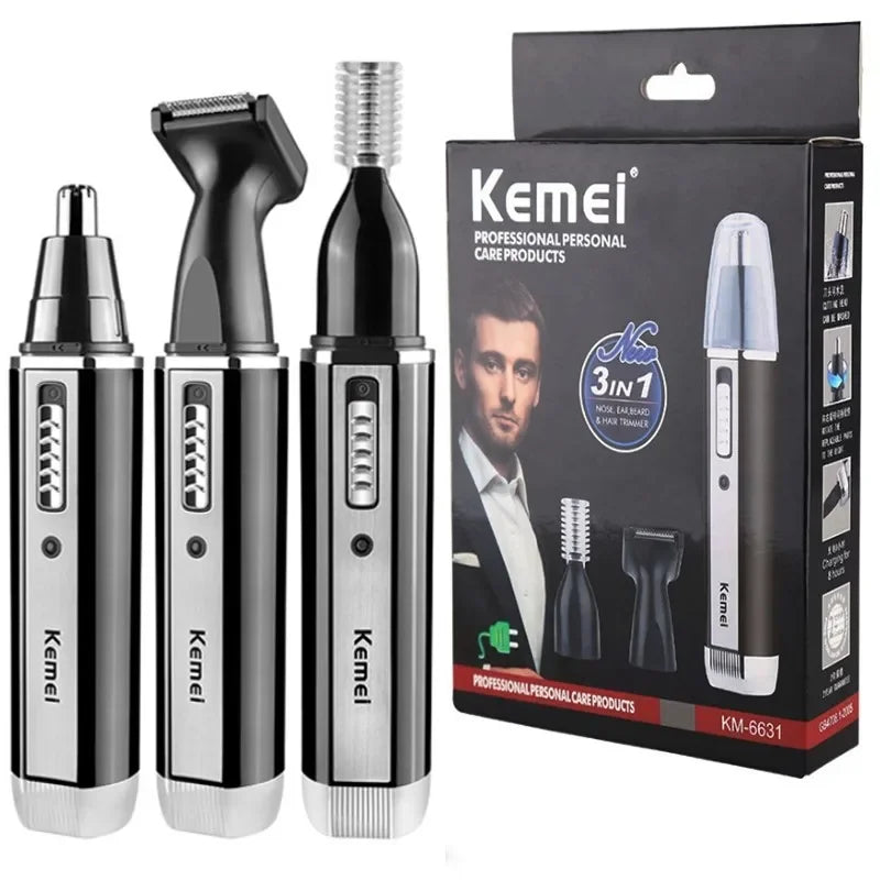 Kemei 4 in 1 Trimmer for Men - Electric Nose and Ear Trimmer Grooming Set ryshop