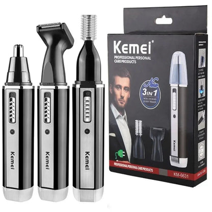 Kemei 4 in 1 Trimmer for Men - Electric Nose and Ear Trimmer Grooming Set ryshop