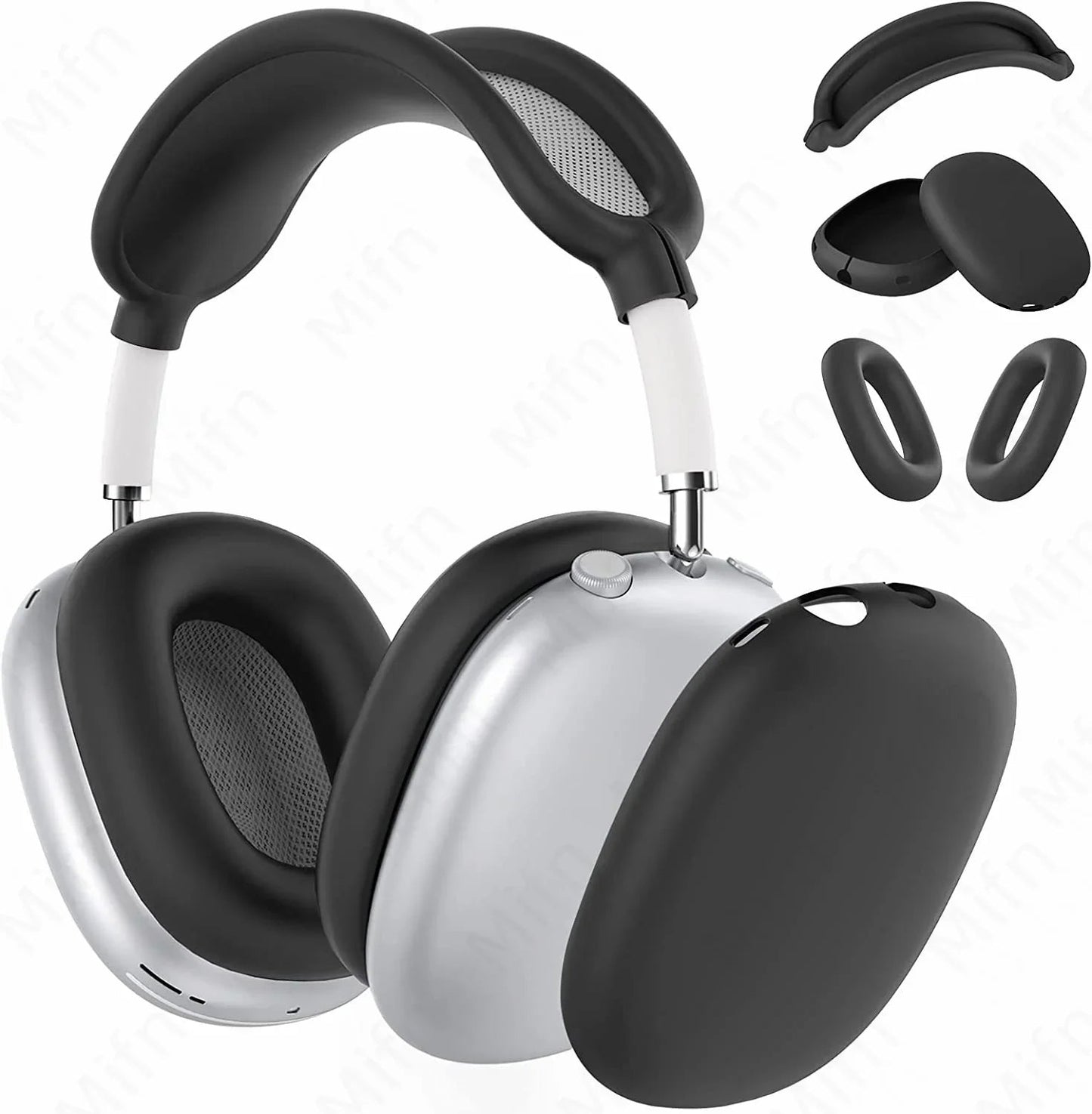 3 in 1 Soft Washable Headband Silicone Cover for AirPods Max 2021 ryshop