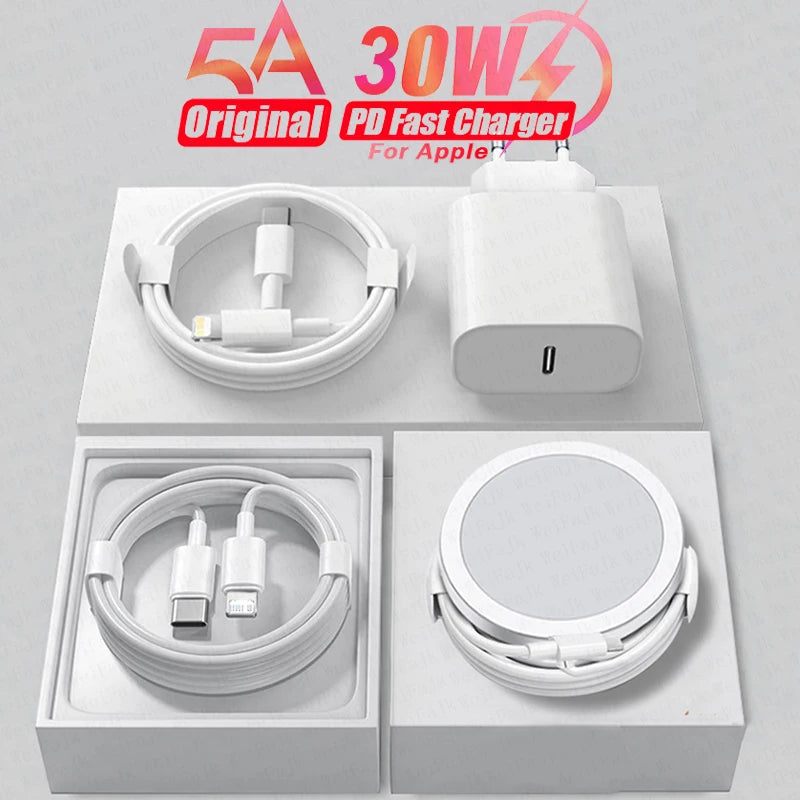 Apple Magsafes Wireless Charger for iPhone 14, 13, 12, 11, 15, 16 Pro Max Mini X XS XR Plus ryshop