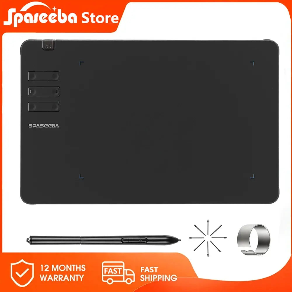 SPASEEBA T605 Graphics Tablet for Drawing, Painting, and Gaming OSU ryshop