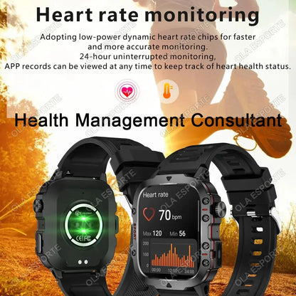 2025 Smartwatch Men Bluetooth Call Health Monitor ryshop