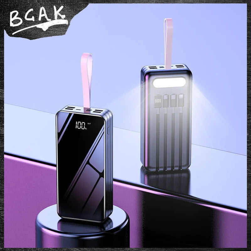 BCAK 80000mAh Large-capacity Charging Treasure Power Bank ryshop