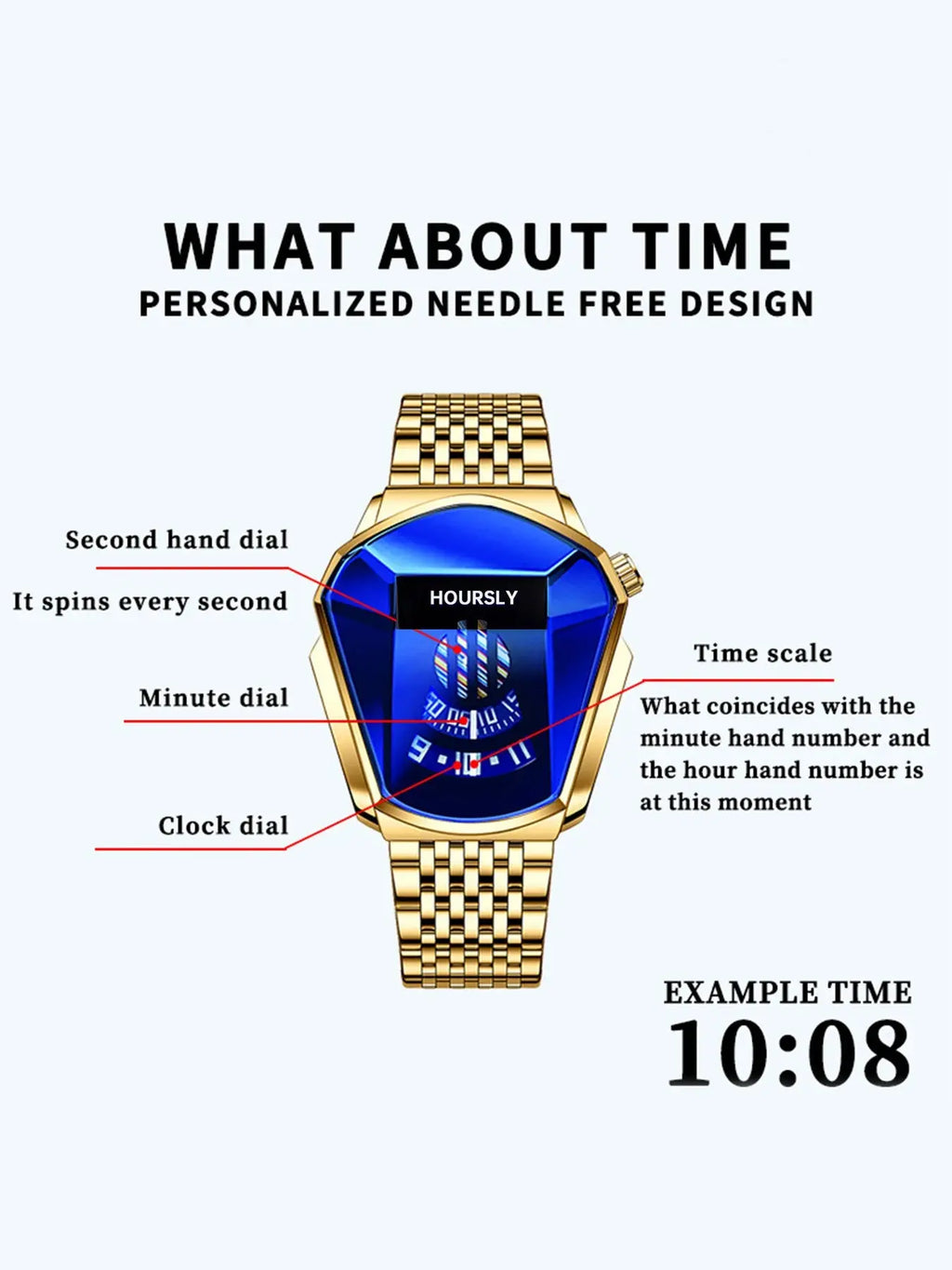 Men's New Trend Motorcycle Personality Waterproof Quartz Watch ryshop
