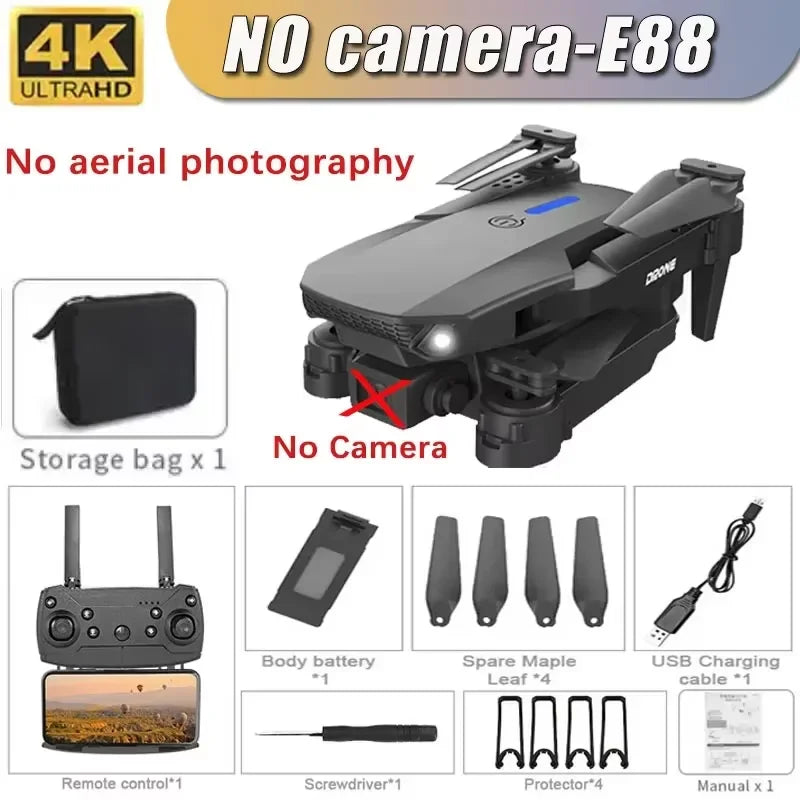 XMSJ Professional Drone E88 4K HD Camera RC Quadrotor ryshop