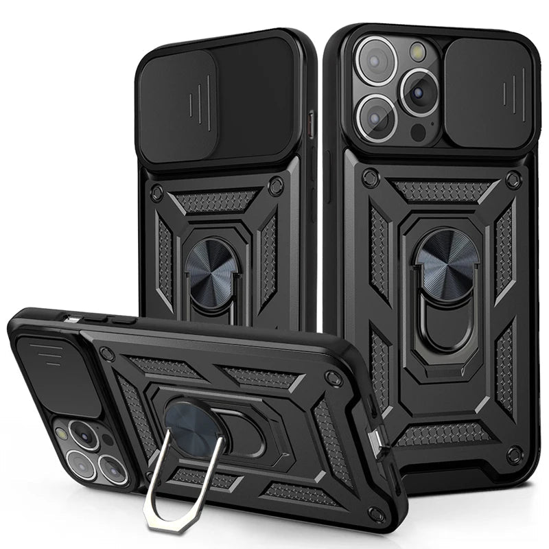 Military Grade Bumpers Ring Cover for iPhone 16 17 15 14 13 12 11 Pro Max Mini Plus Air ryshop