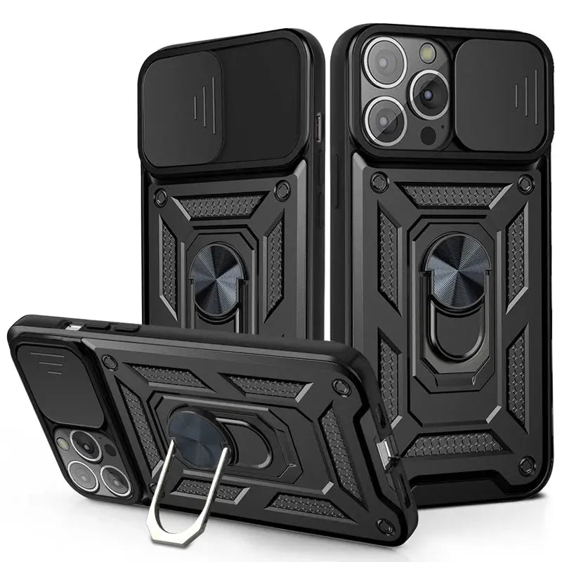 Military Grade Bumpers Ring Cover for iPhone 16 17 15 14 13 12 11 Pro Max Mini Plus Air ryshop