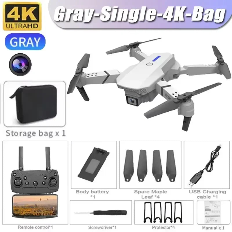 XMSJ Professional Drone E88 4K HD Camera RC Quadrotor ryshop