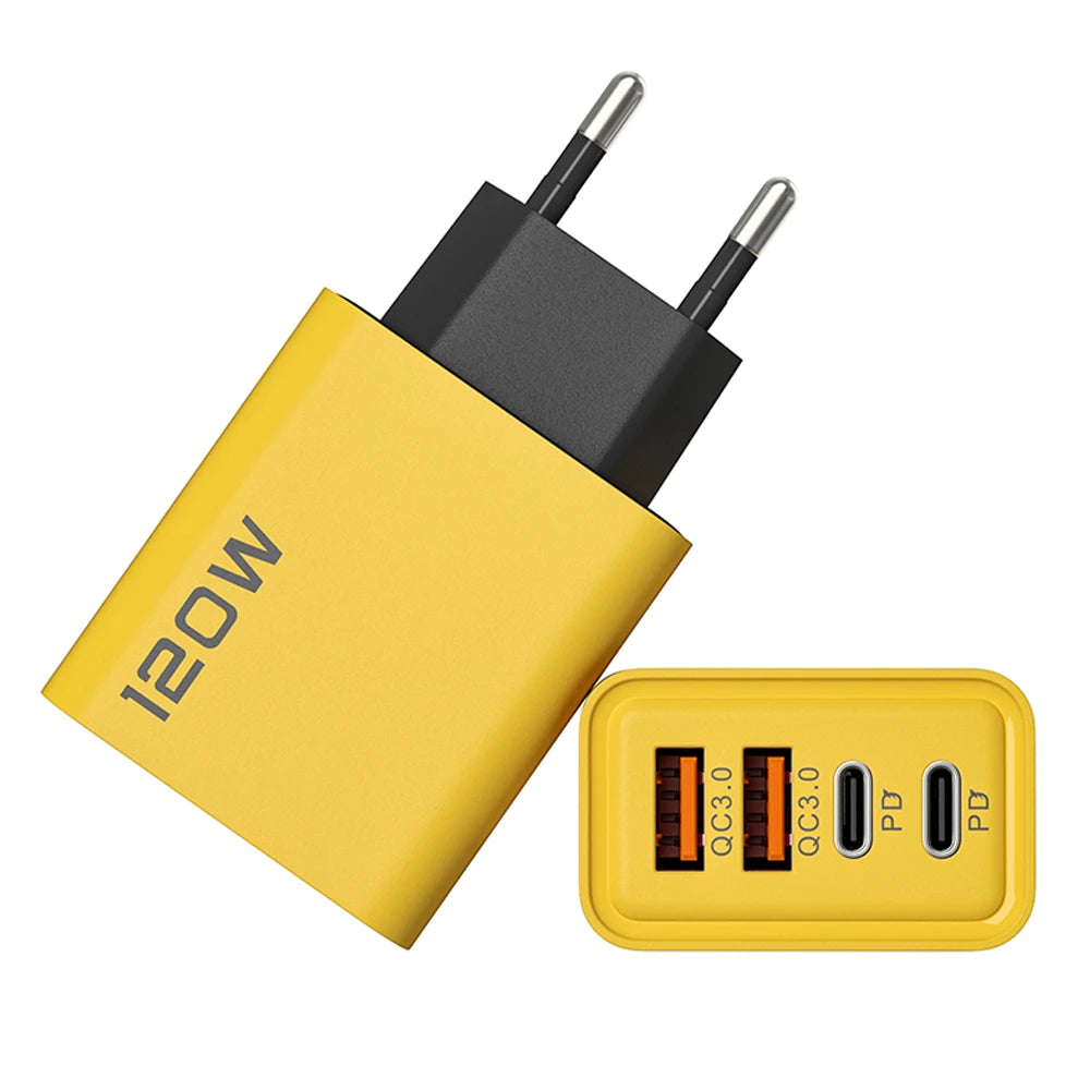 EOENKK USB C PD Charger Quick Charge 3.0 - 4 Ports Fast Charging Adapter ryshop