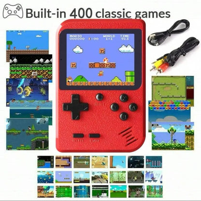 Red Retro Classic Games Handheld Game Console ryshop