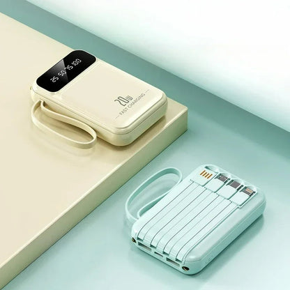 BMAD 20000mAh High Capacity Power Bank with 4 in 1 Cable ryshop