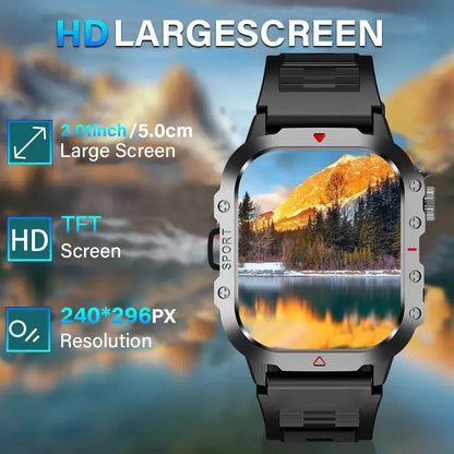 KESHUYOU Outdoor Sports Smart Watch with 2.01 Inch HD Screen ryshop