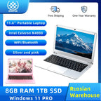 BYONE 11.6 Inch Mini Laptop - Pink Portable Ultraslim ryshop