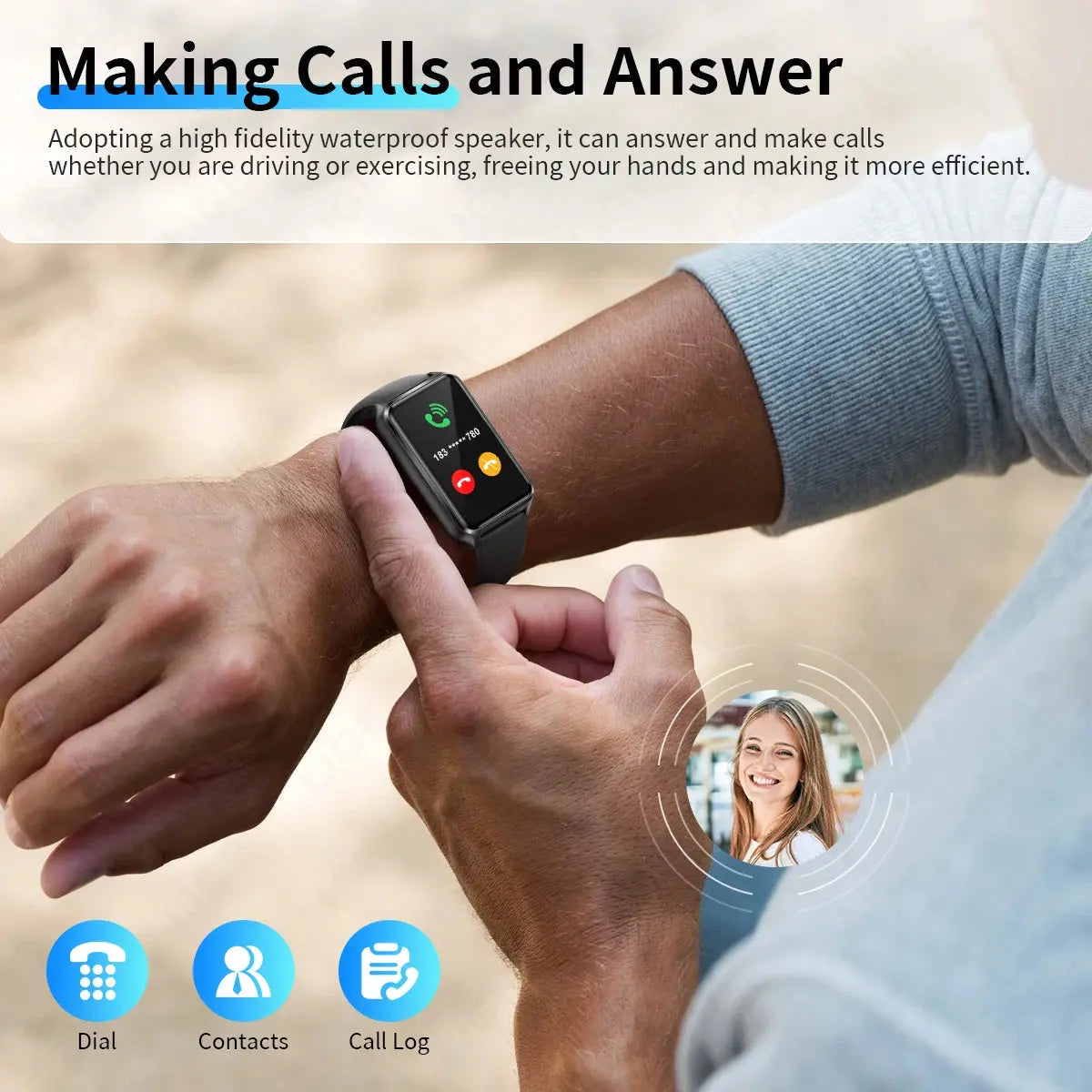 LIGE 2025 Smart Watch For Women Men Wristwatch Bluetooth Phone Music Fitness Sports Bracelet Sleep Monitor Digital Smartwatch