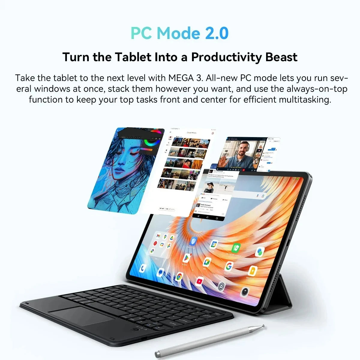 Blackview MEGA 3 Tablet - 12.1" Android 15 Pad with 50MP Camera ryshop